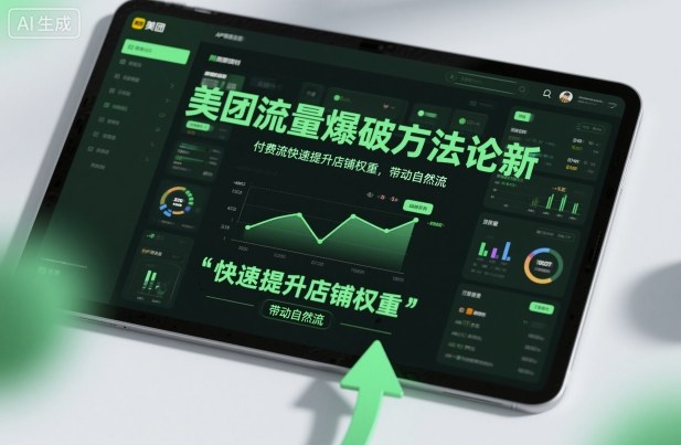 美团流量爆破方法论，付费流快速提升店铺权重，带动自然流-千帆网赚