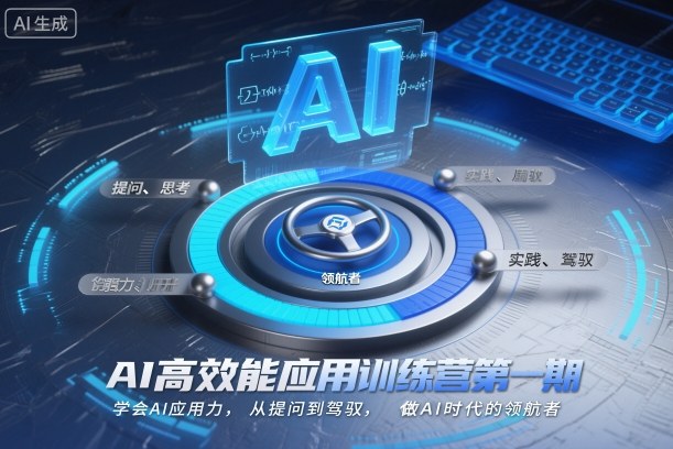 AI高效能应用训练营第一期，学会AI应用力，从提问到驾驭，做AI时代的领航者-千帆网赚