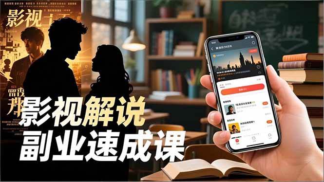 （16740期）Tk影视解说副业速成课，软件安装、全流程实操、爆款预设，新手两周变现-千帆网赚