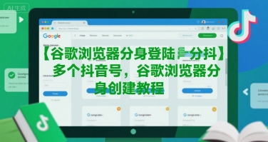 谷歌浏览器分身登陆多个抖音号，谷歌浏览器分身创建教程-千帆网赚