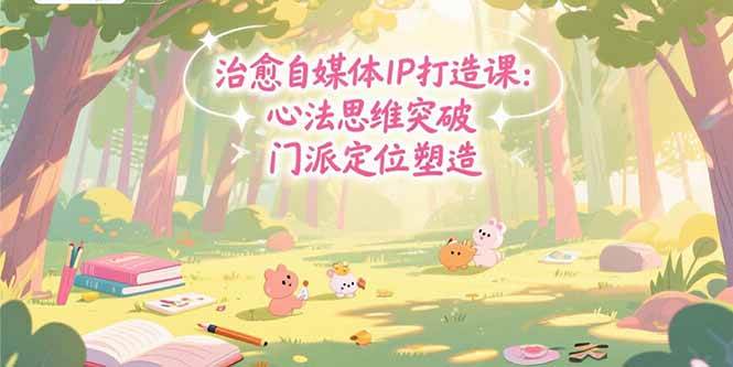 （15464期）治愈自媒体IP打造课：心法思维突破，门派定位塑造，商业闭环搭建-千帆网赚
