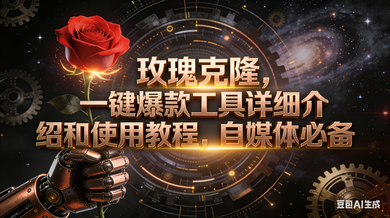 （16792期）玫瑰克隆工具，自媒体必备，一键爆款工具详细介绍和使用教程-千帆网赚