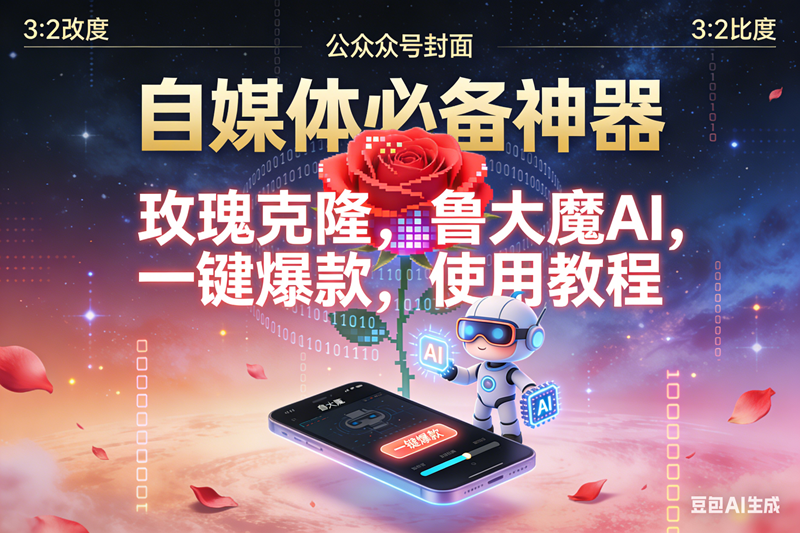 （16912期）玫瑰克隆神器，鲁大魔，ai，自媒体必备软件，一键爆款工具，详细教程-千帆网赚