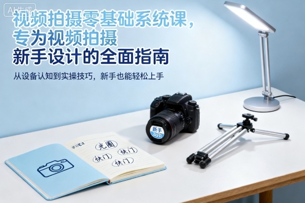 视频拍摄零基础系统课，专为视频拍摄新手设计的全面指南-千帆网赚