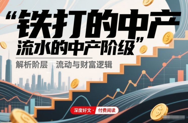 付费文章：铁打的中产，流水的中产阶级-千帆网赚