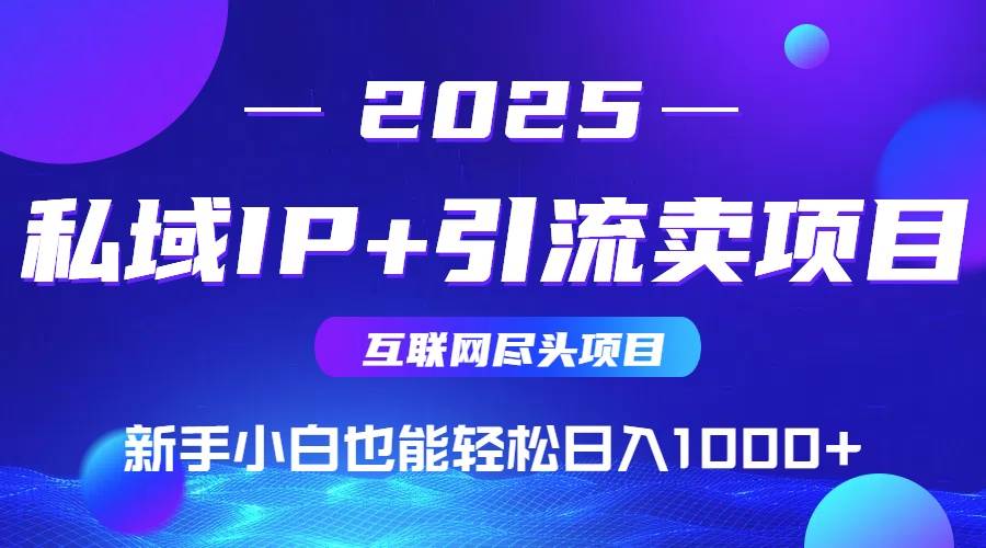（14613期）私域IP+卖项目，普通人小白也能轻松实现日入1000+-千帆网赚