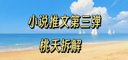 小说推文项目操作全流程第三弹，0粉就能做，门槛低非常适合新手-千帆网赚