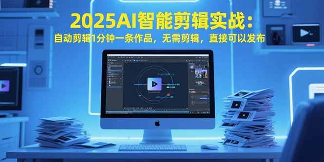 （15504期）2025AI智能剪辑实战：自动剪辑1分钟一条作品，无需剪辑，直接可以发布-千帆网赚