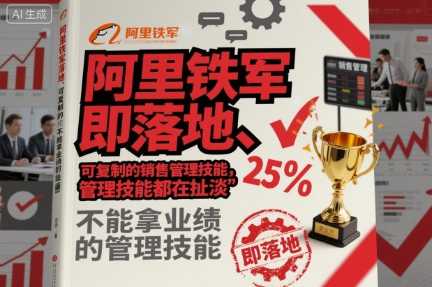 阿里铁军即落地、可复制的销售管理技能，不能拿业绩的管理技能都在扯淡-千帆网赚