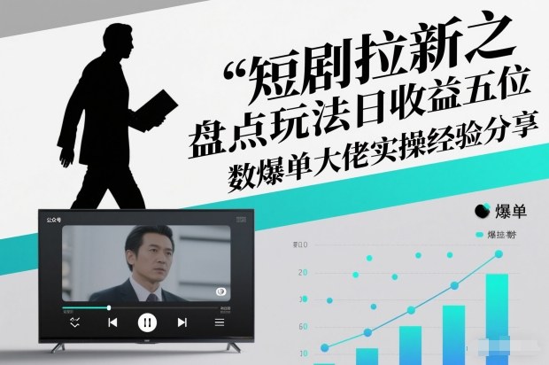 短剧拉新之盘点玩法日收益五位数爆单大佬实操经验分享-千帆网赚