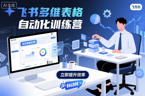 飞书多维表格自动化训练营，手把手教你告别重复处理，用多维表格开启高效办公新模式-千帆网赚