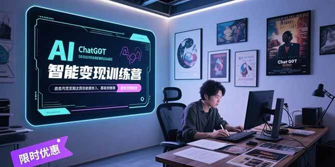 （15389期）AI智能变现训练营，ChatGPT写作变现，电影解说制作，图文带货方法论-千帆网赚