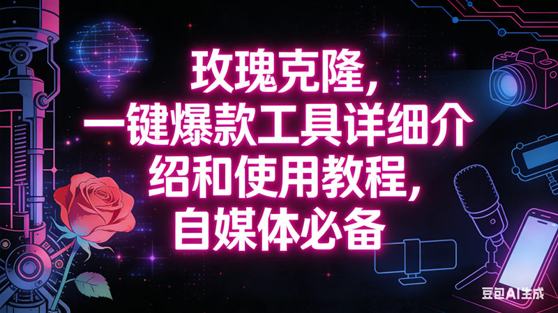 （16811期）玫瑰克隆工具，自媒体必备神器，一键爆款，详细介绍和使用教程-千帆网赚