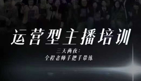 婉婉运营型主播培训线下课，主播四大能力，十小时线下录像+字幕，内容比线上课干-千帆网赚