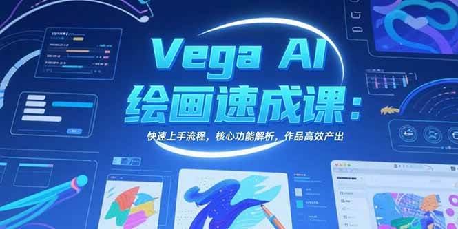（15470期）Vega AI绘画速成课：快速上手流程，核心功能解析，作品高效产出-千帆网赚