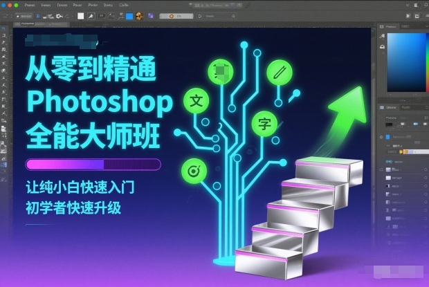 从零到精通Photoshop全能大师班，让纯小白快速入门，初学者快速升级-千帆网赚