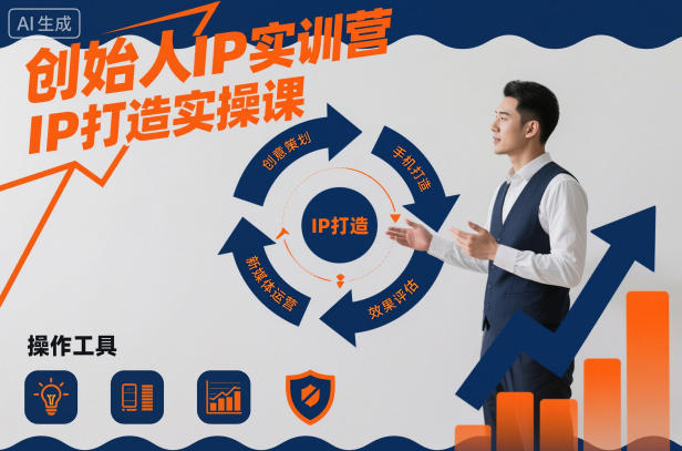 创始人IP实训营，IP打造实操课-千帆网赚