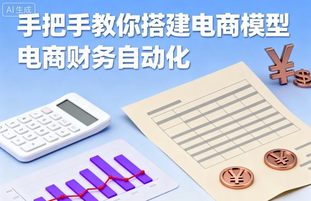 手把手教你搭建电商模型-电商财务自动化-千帆网赚