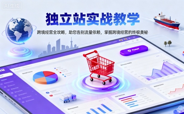 独立站实战教学，跨境经营全攻略，助您告别流量依赖，掌握跨境经营的终极奥-千帆网赚