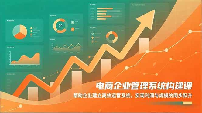 （16643期）电商企业管理系统构建课：帮助企业建立高效运营系统，实现利润与规模的同步跃升-千帆网赚