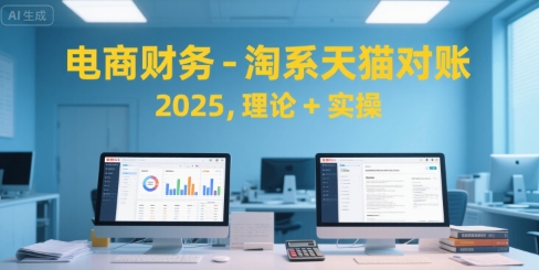 电商财务-淘系天猫对账2025，理论+实操-千帆网赚