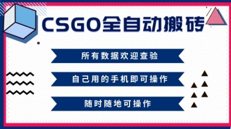 CSGO全自动搬砖，年底钱回家好项目，当天可拿到结果，新手小白轻松月入1W+【揭秘】-千帆网赚