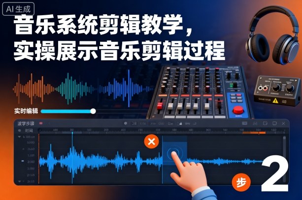 音乐系统剪辑教学，实操展示音乐剪辑过程-千帆网赚