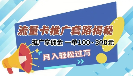 2025年外面卖1500的流量卡项目最新玩法，绿色无门槛对新手非常友好，日入3张+-千帆网赚
