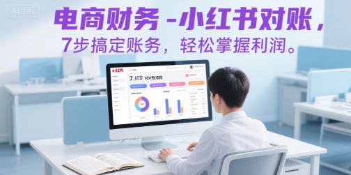 电商财务-小红书对账，7步搞定账务，轻松掌握利润-千帆网赚