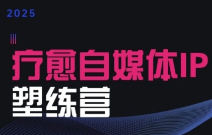 2025治愈自媒体IP训练营，专为疗愈领域从业者打造-千帆网赚