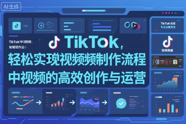 TikTok中视频制做流程，轻松实现Tk中视频的高效创作与运营-千帆网赚