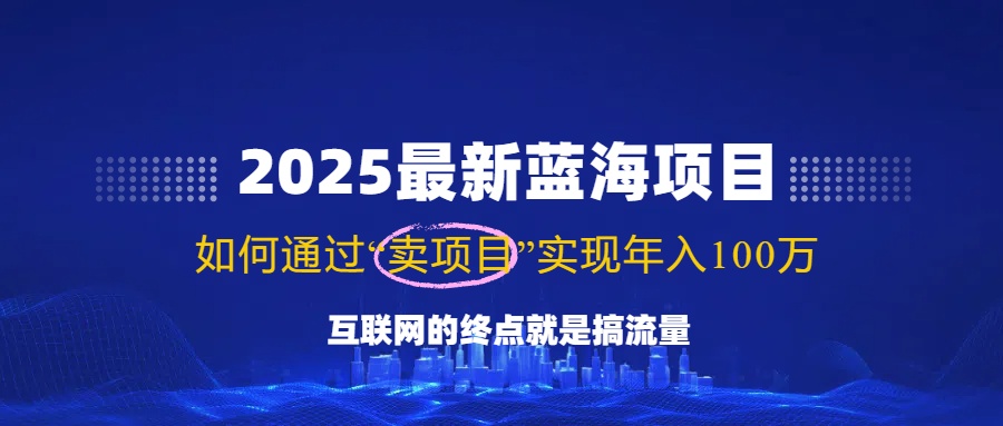 （14305期）2025最新蓝海项目，零门槛轻松复制，月入10万+，新手也能操作！-千帆网赚
