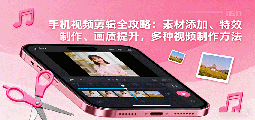 手机视频剪辑全攻略：素材添加、特效制作、画质提升，多种视频制作方法-千帆网赚